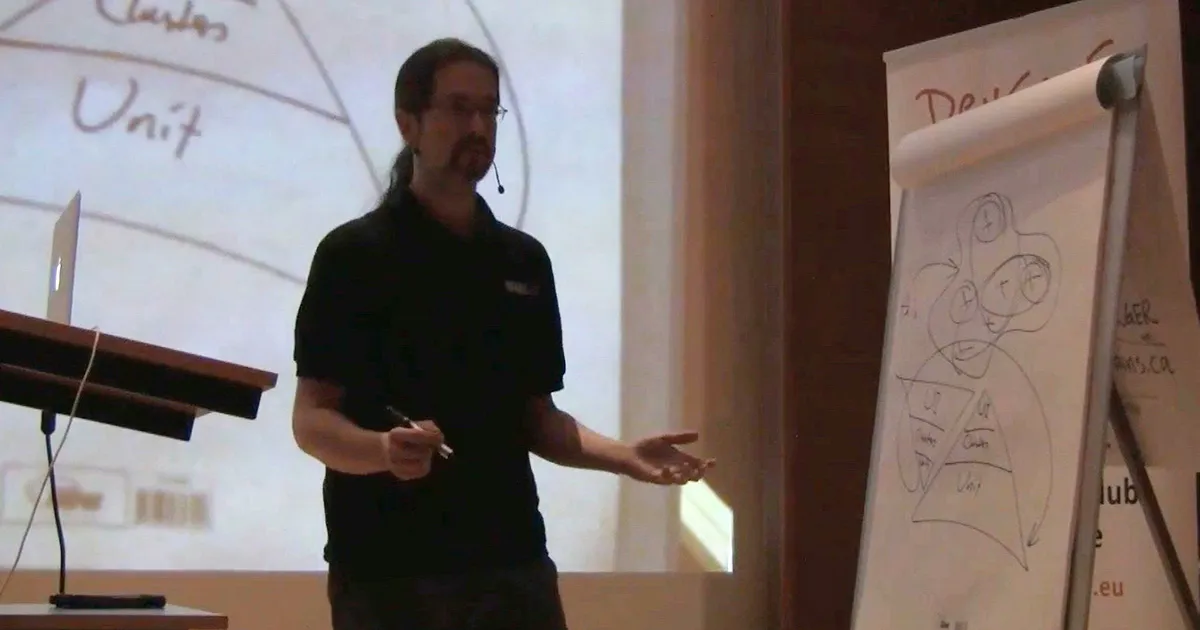 Screenshot of J.B's talk
